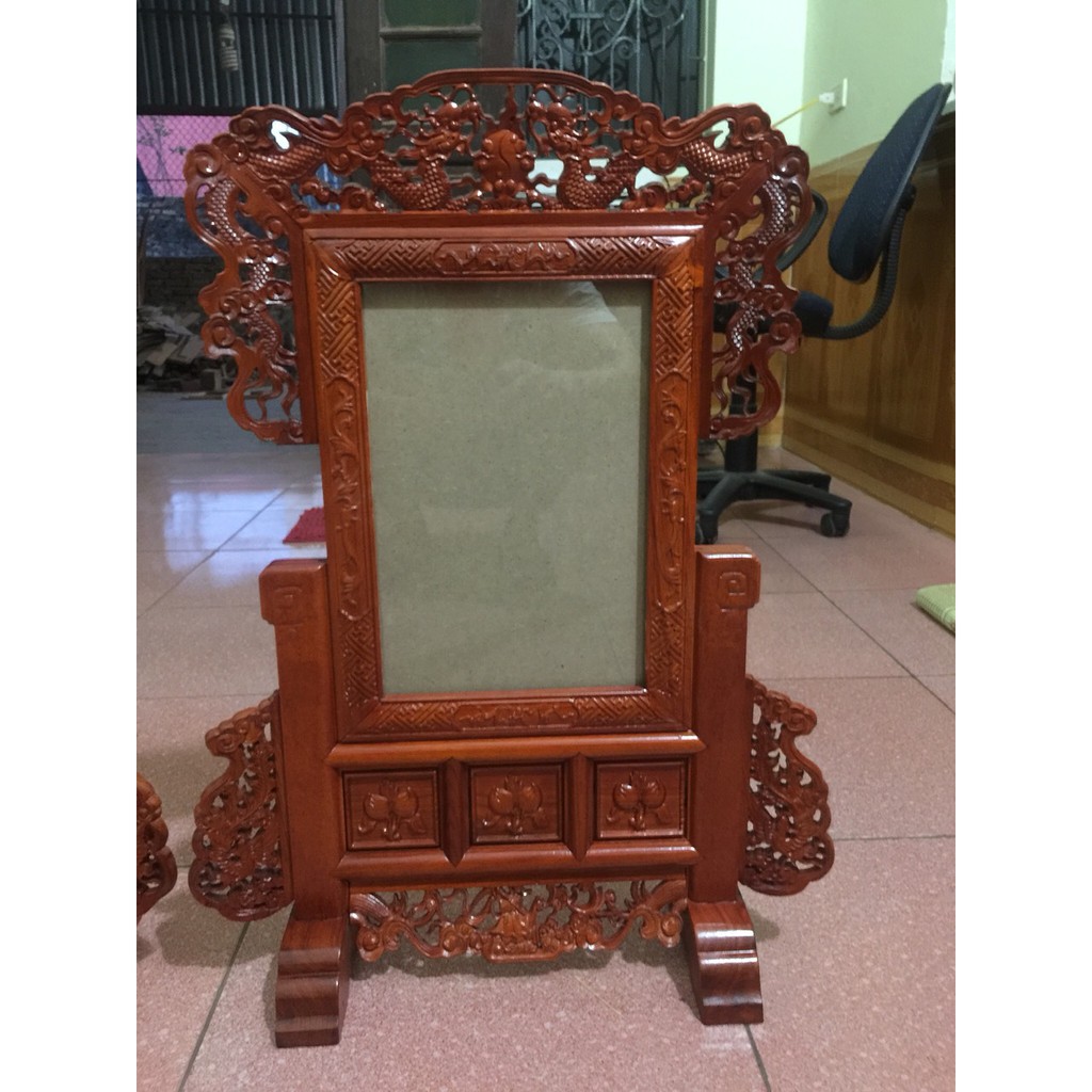 Khung ảnh thờ tứ linh kích thước 20 x30 cm